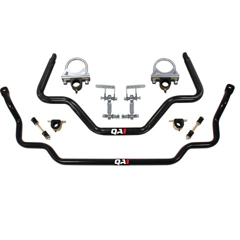 QA1 Sway Bars 52858 Bar, Big Wheel, Front/Rear, Hollow Front/Rear, Chromoly, Black, 1.250 in. Diameter, Fixed Mount, Buick, Oldsmobile, Chevy, Pontiac, Kit