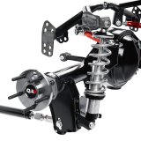 QA1 Four Link Conversion and Standard Ford 9 in. Axle Kits for 1970-1981 CAMARO, FIREBIRD - R257-170S Rear Suspension, 4 Conversion, Triangulated, Double Adjustable, 170 lbs/in, Springs, Black, in, Axle, Chevrolet, Pontiac, Kit thumbnail 1