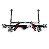 QA1 Four Link Conversion and Standard Ford 9 in. Axle Kits for 1970-1981 CAMARO, FIREBIRD - R257-170S Rear Suspension, 4 Conversion, Triangulated, Double Adjustable, 170 lbs/in, Springs, Black, in, Axle, Chevrolet, Pontiac, Kit thumbnail 5