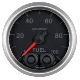 AutoMeter NASCAR Elite Series Analog Gauges 5671-05702-A Gauge, Analog, Stepper Motor w/o Pro Control, w/4AN Sensor, Fuel Pressure, 0-100 PSI, 2 1/16 in. Diameter, Black Face, Each thumbnail 1