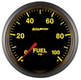 AutoMeter NASCAR Elite Series Analog Gauges 5671-05702-A Gauge, Analog, Stepper Motor w/o Pro Control, w/4AN Sensor, Fuel Pressure, 0-100 PSI, 2 1/16 in. Diameter, Black Face, Each thumbnail 2