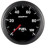 AutoMeter NASCAR Elite Series Analog Gauges 5671-05702-A Gauge, Analog, Stepper Motor w/o Pro Control, w/4AN Sensor, Fuel Pressure, 0-100 PSI, 2 1/16 in. Diameter, Black Face, Each thumbnail 3