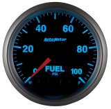AutoMeter NASCAR Elite Series Analog Gauges 5671-05702-A Gauge, Analog, Stepper Motor w/o Pro Control, w/4AN Sensor, Fuel Pressure, 0-100 PSI, 2 1/16 in. Diameter, Black Face, Each thumbnail 4