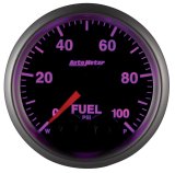 AutoMeter NASCAR Elite Series Analog Gauges 5671-05702-A Gauge, Analog, Stepper Motor w/o Pro Control, w/4AN Sensor, Fuel Pressure, 0-100 PSI, 2 1/16 in. Diameter, Black Face, Each thumbnail 5