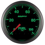 AutoMeter NASCAR Elite Series Analog Gauges 5671-05702-A Gauge, Analog, Stepper Motor w/o Pro Control, w/4AN Sensor, Fuel Pressure, 0-100 PSI, 2 1/16 in. Diameter, Black Face, Each thumbnail 7