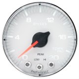 AutoMeter Spek-Pro Analog Gauges P310118 Gauges, Spek-Pro, EGT/Pyrometer, 0-2,000 degrees F, 2 1/16 in., White Face, Multicolor Numbers, Chrome Bezel, Analog, Electrical, Each thumbnail 2
