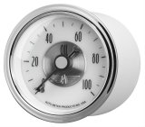 AutoMeter Prestige Analog Gauges 2023 Gauge, Prestige, Oil Pressure, 2 1/16 in., 0-100 psi, Full Sweep, White Face, Black Pointer, Chrome Bezel, Mechanical, Each thumbnail 5