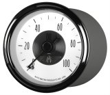 AutoMeter Prestige Analog Gauges 2023 Gauge, Prestige, Oil Pressure, 2 1/16 in., 0-100 psi, Full Sweep, White Face, Black Pointer, Chrome Bezel, Mechanical, Each thumbnail 6