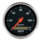 AutoMeter Designer Black Instrument Clusters 7042-DB Gauges, Cluster, Analog, Speedometer, Water Temperature, Fuel Level, Voltmeter, Face, Polished Gauge Panel, Chevy, Kit thumbnail 3