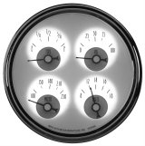 AutoMeter Gauges 2020 GAUGE, QUAD, 5", 0OE TO 90OF, ELEC, PRESTIGE PEARL thumbnail 1