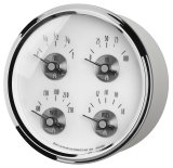 AutoMeter Gauges 2020 GAUGE, QUAD, 5", 0OE TO 90OF, ELEC, PRESTIGE PEARL thumbnail 4