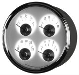 AutoMeter Gauges 2020 GAUGE, QUAD, 5", 0OE TO 90OF, ELEC, PRESTIGE PEARL thumbnail 5
