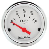 AutoMeter Arctic White Instrument Clusters 7043-AW Cluster, White, Analog, Speedometer, Tach, Oil Pressure, Water Temperature, Fuel Level, Voltmeter, Polished Panel, Chevy, Kit thumbnail 4