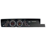 AutoMeter Sport-Comp Instrument Clusters for 1967-1969 BARRACUDA - 2118-11 Gauge Kit, Sport-Comp, Analog, Black Face, Speedo, Tach, Oil, Water, Volts, Fuel, White Numbers, Red Pointers, Black Panel, Plymouth, Kit thumbnail 2