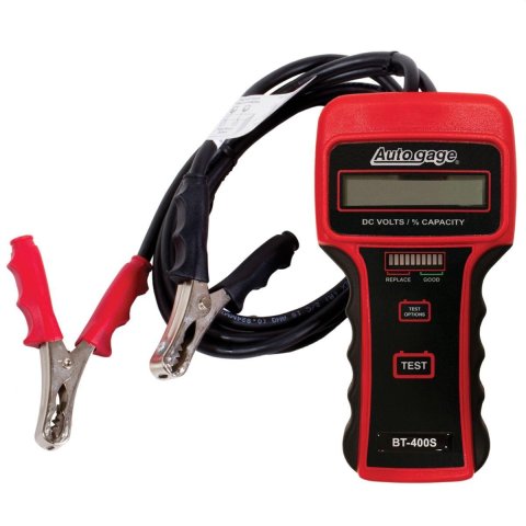 AutoMeter Battery Testers BT-400S BATTERY TESTER, 12V HEAVY DUTY, AUTOGAGE