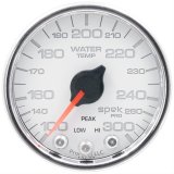 AutoMeter Spek-Pro Analog Gauges P34611 Gauges, Spek-Pro, Water Temperature, 100-300 degrees F, 2 1/16 in., White Face, Multicolor Numbers, Chrome Bezel, Analog, Electrical, Each thumbnail 1