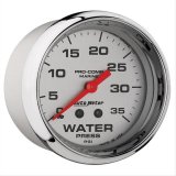 AutoMeter Pro-Comp Marine Analog Gauges 200773-35 Gauge, Marine, Water Presure, 2 5/8 in., 0-35 psi, Full Sweep, Silver Face, Red Pointer, Chrome Bezel, Mechanical, Each thumbnail 3
