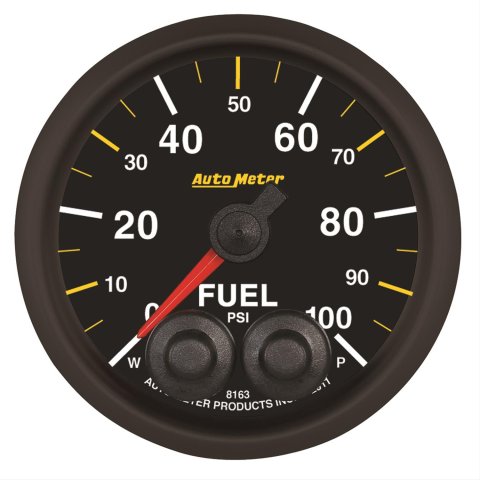 AutoMeter Elite Series Analog Gauges 8160-05702 Gauge, Analog, Stepper Motor with Pro Control, Water Pressure, 0-35 PSI, 2 1/16 in. Diameter, Black Face, Each