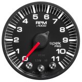 AutoMeter Spek-Pro Tachometer Gauges P336328 Gauge, Analog, 0-11,000 rpm, 2 1/16 in. Diameter, Black Face, Full Degree Sweep, Electrical, Each thumbnail 4