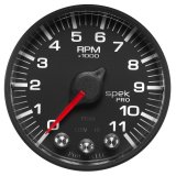 AutoMeter Spek-Pro Tachometer Gauges P336328 Gauge, Analog, 0-11,000 rpm, 2 1/16 in. Diameter, Black Face, Full Degree Sweep, Electrical, Each thumbnail 8