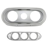 AutoMeter Chrono Series Dash Kits for 1962-1965 CHEVY II - 7014-CH Gauges, Series, Analog, Tachometer, Speedometer, Fuel Level, Oil Pressure, Water Temperature, Volts, Chevrolet, Kit thumbnail 8