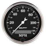 AutoMeter Old Tyme Black Series Instrument Clusters 7055-OTB Cluster, Series, Analog, Speedometer, Oil Pressure, Water Temperature, Fuel Level, Voltmeter, Panel, Chevy, Kit thumbnail 3