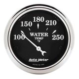 AutoMeter Old Tyme Black Series Instrument Clusters 7055-OTB Cluster, Series, Analog, Speedometer, Oil Pressure, Water Temperature, Fuel Level, Voltmeter, Panel, Chevy, Kit thumbnail 4