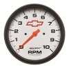 AutoMeter Phantom Series Chevy Bowtie Tachometers 5898-00406 Gauge, Tachometer, Phantom, Bowtie, Electric, 5 in., 0-10,000 rpm, White Face/Black Bezel, Each thumbnail 8