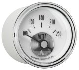 AutoMeter Prestige Analog Gauges 2039 Gauges, Gauges, Water Temperature, 100-250 degrees F, 2 1/16 in., White Face, Black Numbers, Chrome Bezel, Electrical, Each thumbnail 4