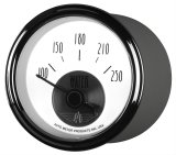 AutoMeter Prestige Analog Gauges 2039 Gauges, Gauges, Water Temperature, 100-250 degrees F, 2 1/16 in., White Face, Black Numbers, Chrome Bezel, Electrical, Each thumbnail 6