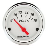 AutoMeter Arctic White Instrument Clusters 7036-AW Cluster, White, Analog, Speedometer, Oil Pressure, Water Temperature, Fuel Level, Voltmeter, Face, Polished Panel, Chevy, Kit thumbnail 5