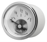AutoMeter Prestige Analog Gauges 2018 Gauge, Prestige, Fuel Level, 2 1/16 in., 240 ohms/33 ohms, Short Sweep, White Face, Black Pointer, Chrome Bezel, Electrical, Each thumbnail 3