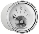 AutoMeter Prestige Analog Gauges 2018 Gauge, Prestige, Fuel Level, 2 1/16 in., 240 ohms/33 ohms, Short Sweep, White Face, Black Pointer, Chrome Bezel, Electrical, Each thumbnail 5