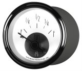 AutoMeter Prestige Analog Gauges 2018 Gauge, Prestige, Fuel Level, 2 1/16 in., 240 ohms/33 ohms, Short Sweep, White Face, Black Pointer, Chrome Bezel, Electrical, Each thumbnail 6