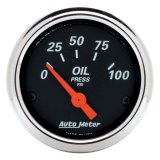 AutoMeter Designer Black Instrument Clusters 7033-DB Gauges, Cluster, Analog, Speedometer, Water Temperature, Fuel Level, Voltmeter, Face, Polished Gauge Panel, Chevy, Kit thumbnail 5