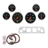 AutoMeter Designer Black Instrument Clusters 7043-DB Gauges, Cluster, Analog, Speedometer, Tach, Water Temperature, Fuel Level, Face, Polished Gauge Panel, Chevy, Kit thumbnail 3