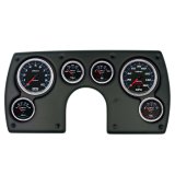 AutoMeter Cobalt Instrument Clusters for 1982-1989 CAMARO - 2921-05 Gauge Kit, Cobalt, Analog, Black Face, Speedo, Tach, Oil, Water, Volt, Fuel, White/Blue Numbers, Red Pointers, Black Panel, Chevy, Kit thumbnail 2