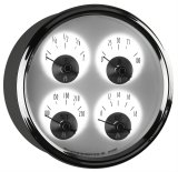 AutoMeter Gauges 2019 GAUGE, QUAD, 5", 240OE-33OF, ELEC, PRESTIGE PEARL thumbnail 3