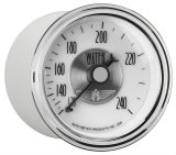AutoMeter Prestige Analog Gauges 2031 Gauge, Prestige, Water Tempurature, 2 1/16 in., 120-240 degree F, Full Sweep, White Face, Black Pointer, Chrome Bezel, Electrical, Each thumbnail 3