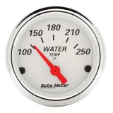 AutoMeter Arctic White Instrument Clusters 7049-AW Cluster, White, Analog, Speedometer, Oil Pressure, Water Temperature, Fuel Level, Voltmeter, Face, Black Panel, Chevy, Kit thumbnail 4