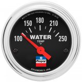 AutoMeter Mopar Classic Analog Gauges 880787 Gauge, Water Temperature, 100-250 Degrees, 2 1/16 in., Analog, Electrical, Black Face, Each thumbnail 2