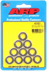 ARP Special Purpose Washers 400-8521 Washers, Flat, Stainless Steel, Polished, .394 in. I.D., .750 in. O.D., .120 in., Thick, Set of 10 thumbnail 1