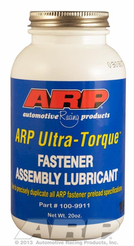 ARP Ultra Torque Fastener Assembly Lubricant 100-9911 Lubricant, -Torque, Lubricant, 1 Pint Bottle, Each