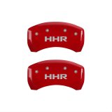 MGP Red Caliper Covers for 2005-2010 COBALT, 2008-2010 HHR, 2004-2012 MALIBU - 14224SHHRRD Brake Covers, Bolt-on, Aluminum, Powdercoated, HHR Logo, Chevy, Set of 4 thumbnail 2