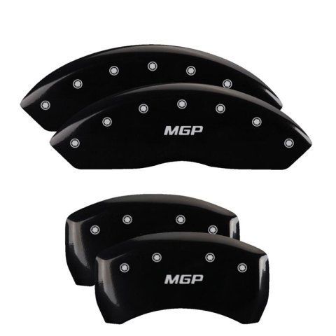 MGP Black Caliper Covers for 2020 SORENTO - 21197SMGPBK Set of 4 caliper covers, Engraved Front and Rear: MGP, powder coat finish, silver characters