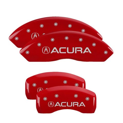 MGP Caliper Covers - Brake Pad for 2016-2018 RDX 39022SCUSDF Set Of 4 Covers, Engraved Front And Rear: Custom Graphics, Designated Finish