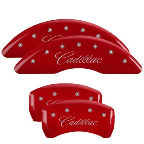 MGP Caliper Covers - Brake for 2016-2017 CT6 35026SCUSDF Set Of 4 Covers, Engraved Front And Rear: Custom Graphics, Designated Finish.