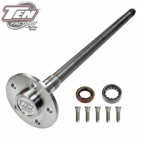 Motive Gear Ten Factory Axle Shafts for 1966-1975 BRONCO - MG25226 Shaft, Direct Fit, Ford 9 in., 27.25 in. Length, 31 Spline, 5 x 5.5 in. Bolt Pattern, Rear Right, Ford, Bronco, Each