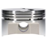JE Pistons 345656 Pistons, SRP/Sportsman, 4.390 in. Bore, 1.350 in. CH, -5.00cc Flat Top, Forged 4032 Aluminum, Forced Pin Oiling, No Rings, Set of 8 thumbnail 1