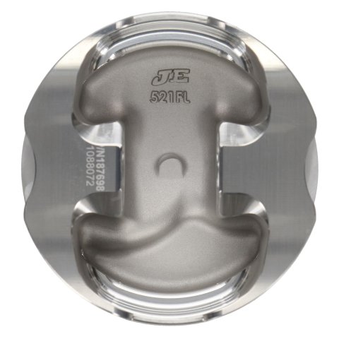 JE Pistons 350 Small Block 23 Degree Flat Top 187698R Pistons, Single - SBC STD FLAT TOP